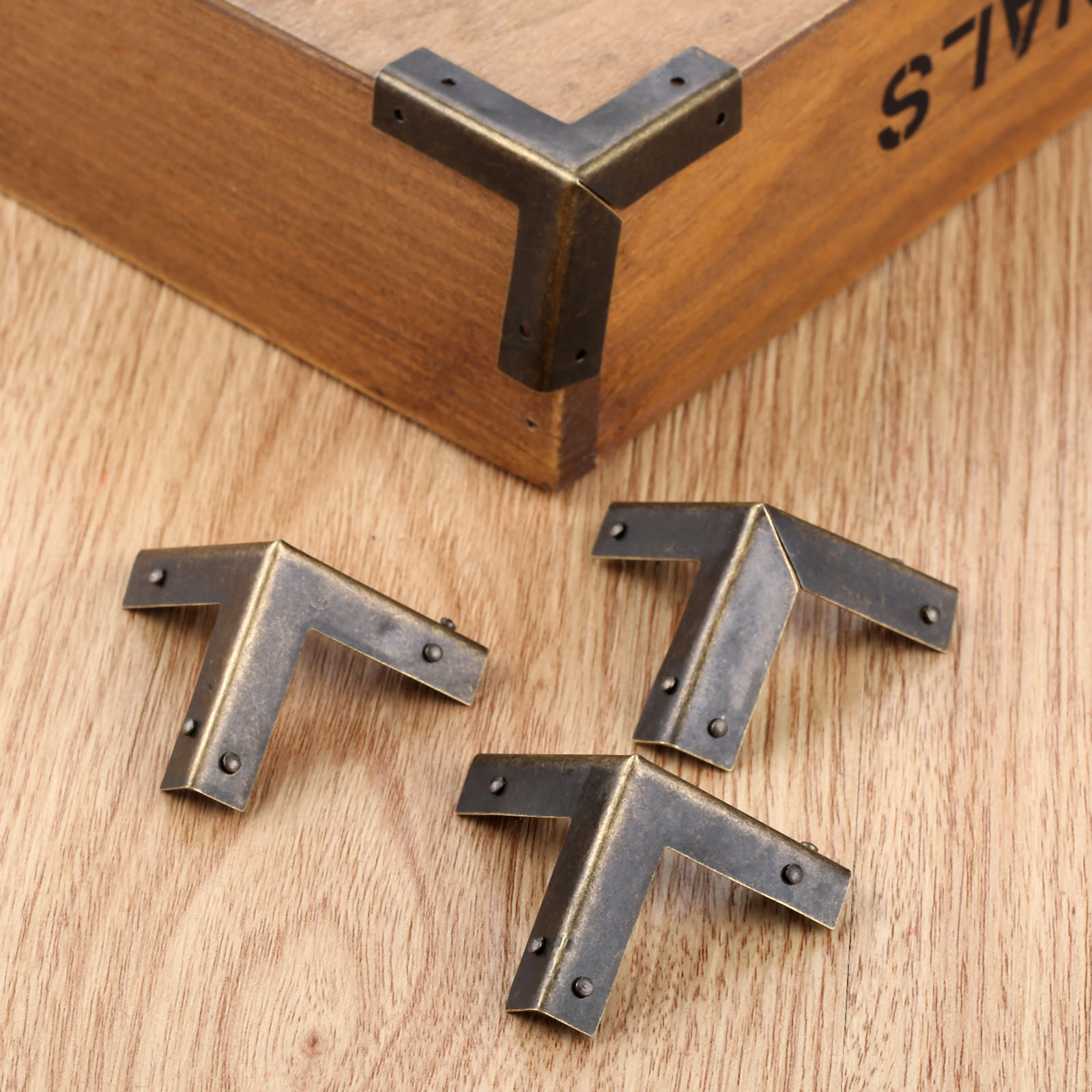 Furniture Hardware Decorative - 4 шт., античные бронзовые Защитные уголки