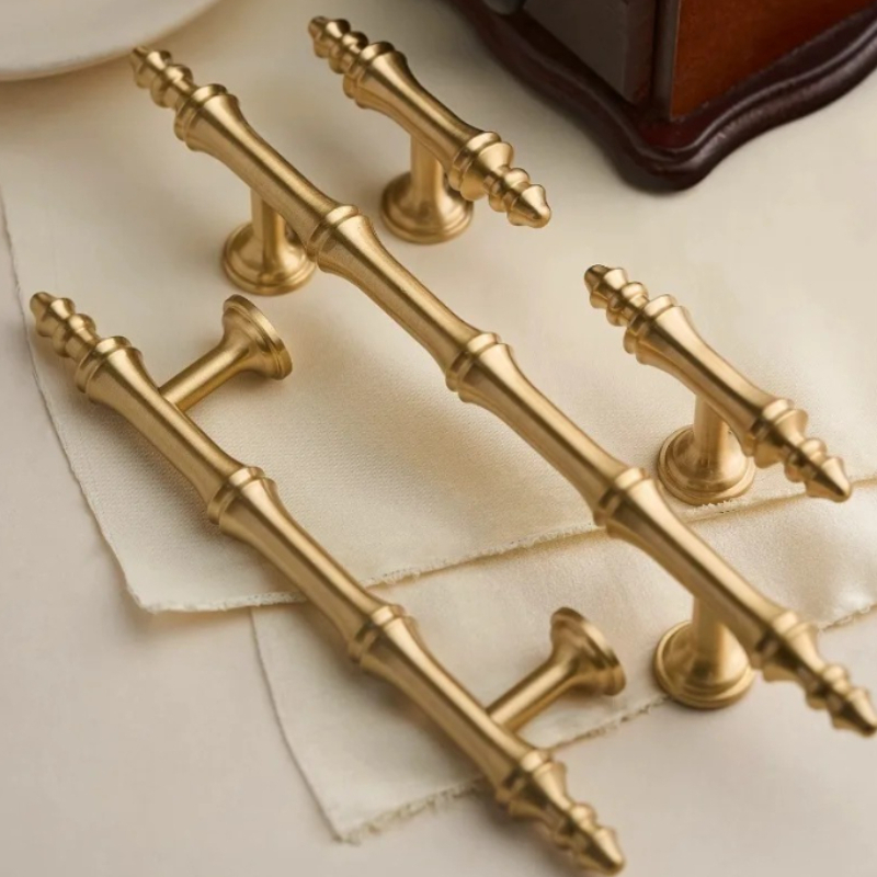 Furniture Hardware High End - Китайские ретро-ручки для шкафов из латуни,
