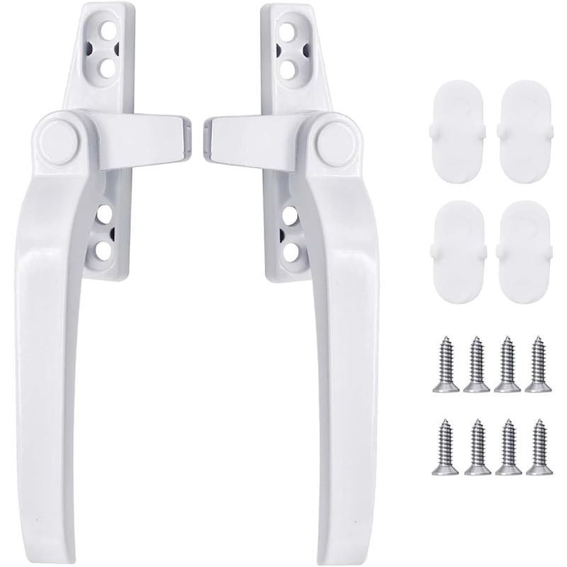 Furniture Hardware Supply - Ручка-замок для стеклянных окон, 2 шт.,