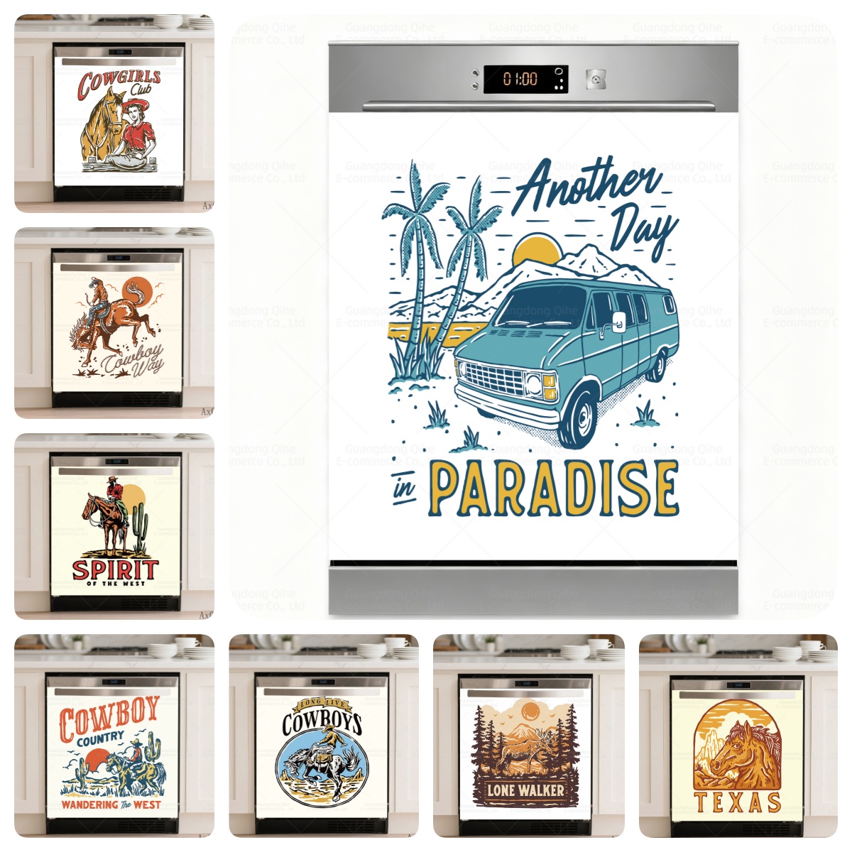 Furniture Paradise & Hardware Ghaziabad By Owner - Наклейки для посудомоечных машин Western Cowboy