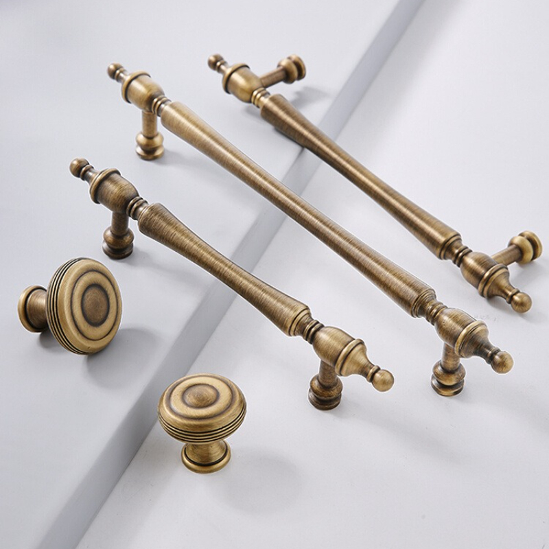 Furniture Hardware High End - Латунная ручка шкафа, китайская ретро дверная