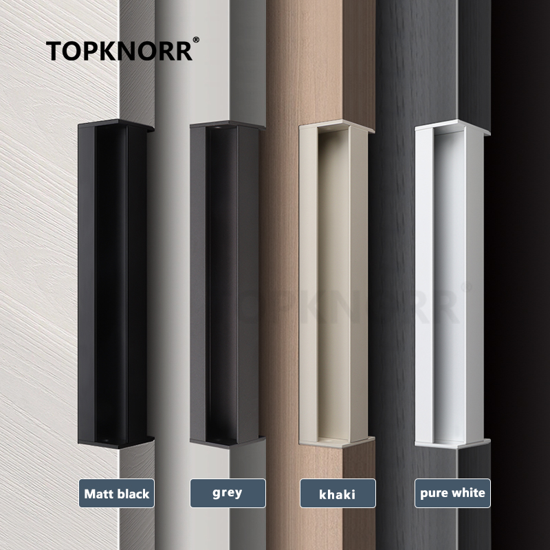 Furniture Hardware Design - Карманная дверная боковая ручка Мобильная дверь
