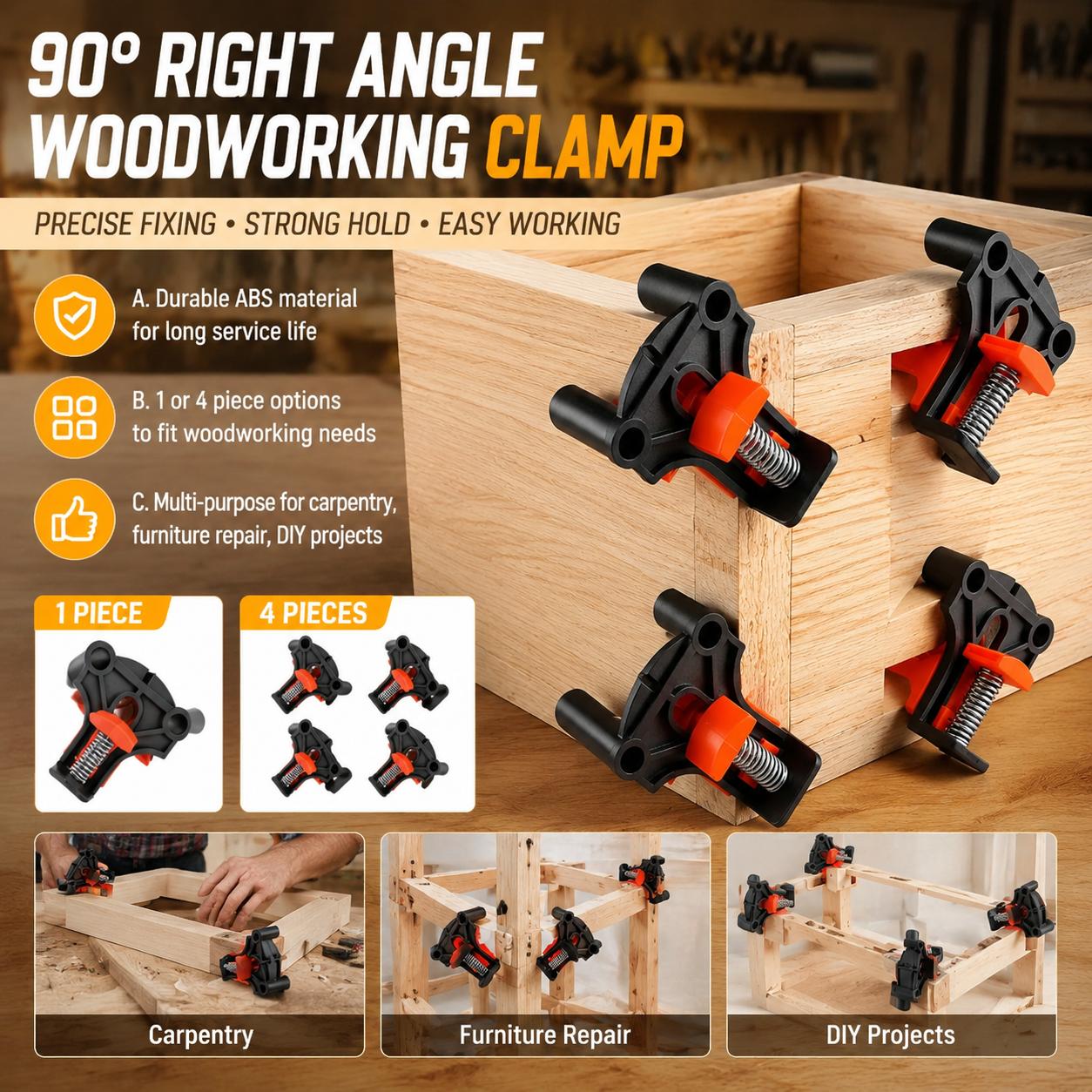 Furniture Hardware Kit - Набор высококачественных столярных зажимов для прямого