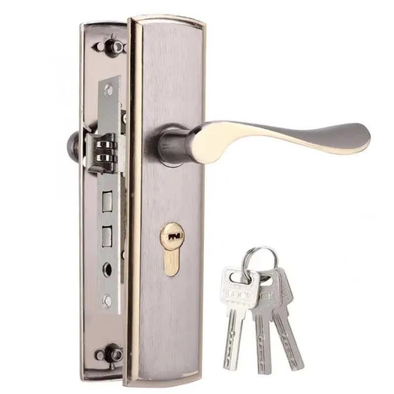 Furniture Hardware Decorative - Золотая дверная ручка, замок бесшумный, строительный