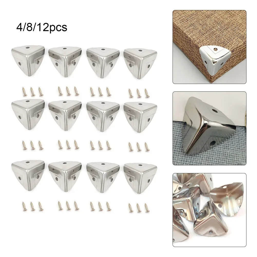Furniture Hardware Decorative - 4/8/12 шт., металлическая коробка, угловая защита,
