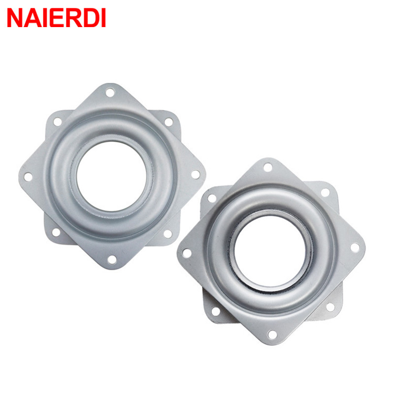 Furniture Rotating Hardware - 3-дюймовые поворотные пластины NAIERDI, мебельная вращающийся