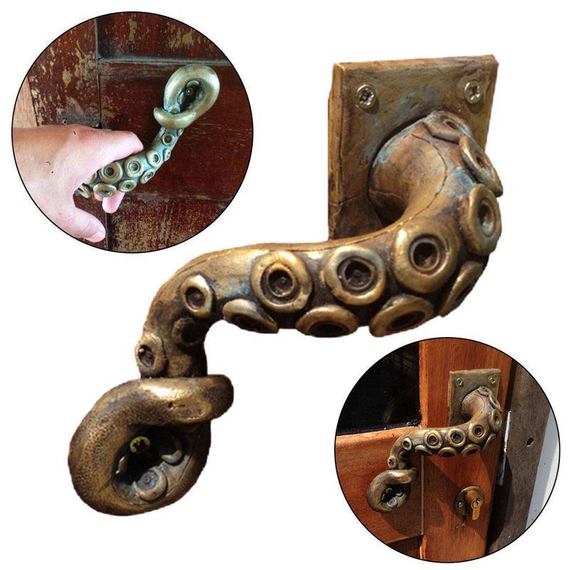 Furniture Hook Hardware - Винтажная дверная ручка в виде осьминога