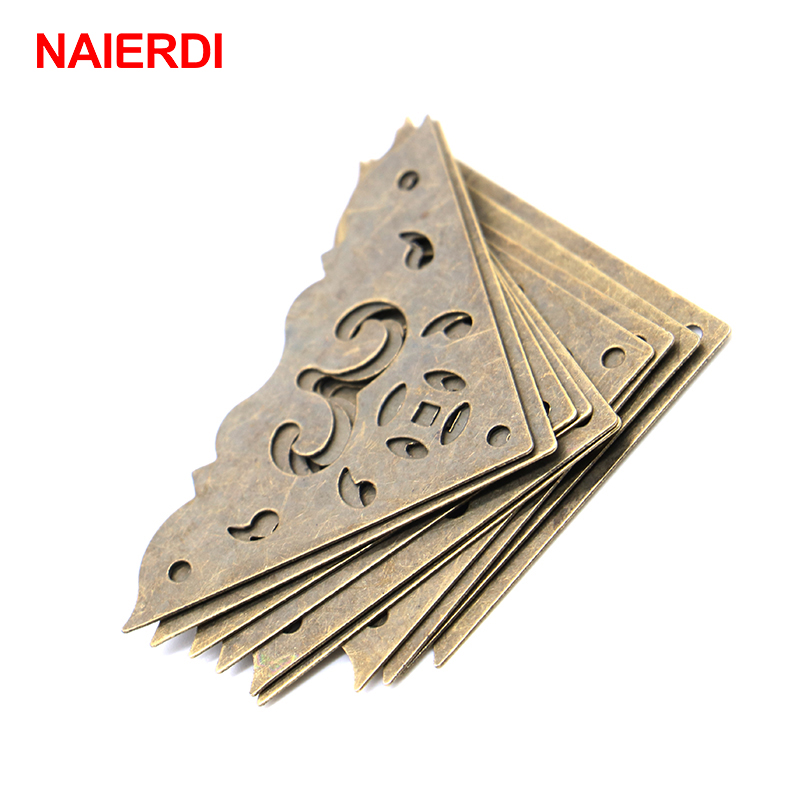 Furniture Hardware Decorative - Шкатулка для украшений NAIERDI, бронзовый декоративный