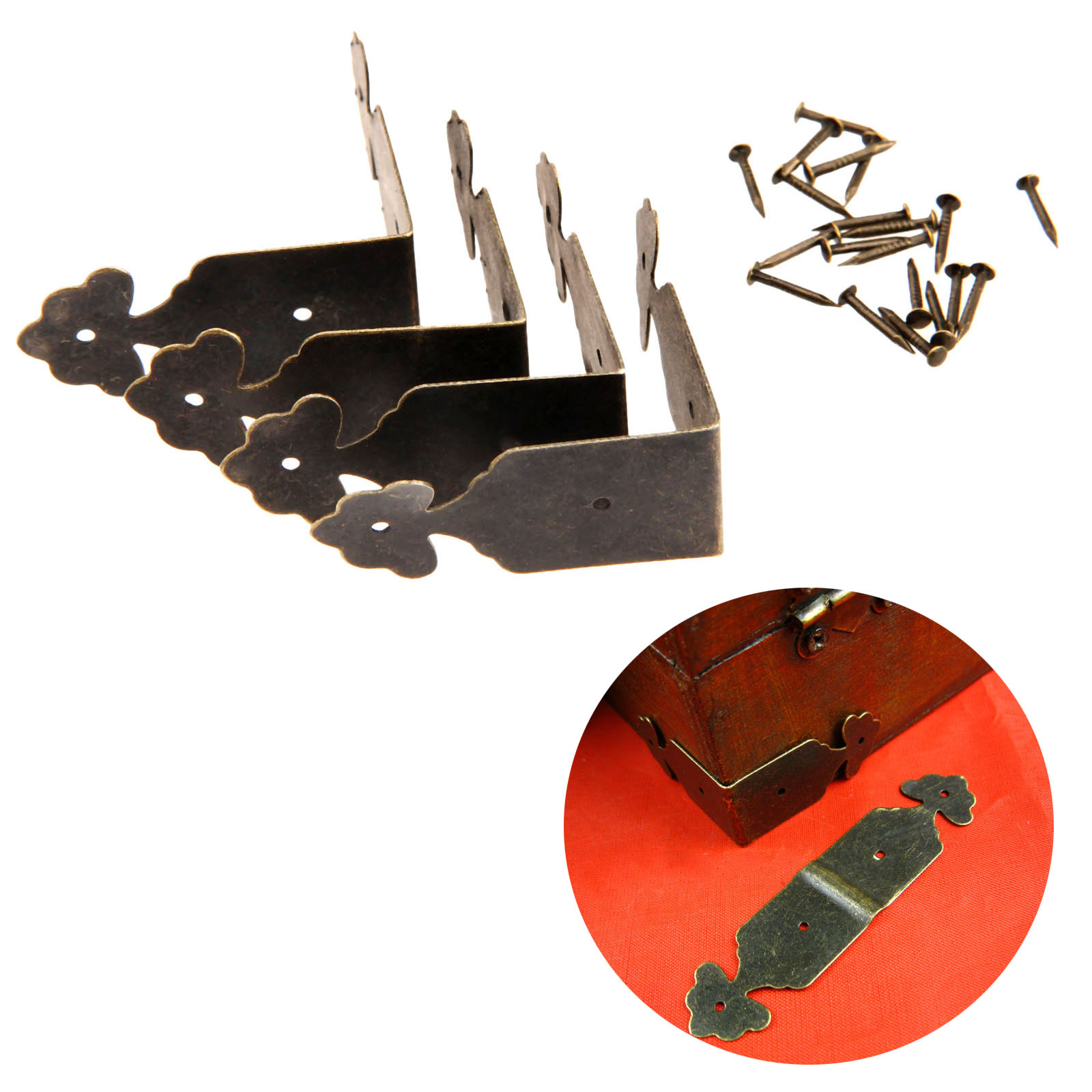 4 шт., декоративные накладки н – обзор и цена Furniture Hardware Decorative