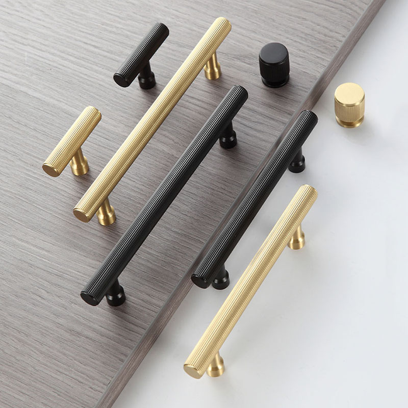 Золотисто-черные латунные ручк – обзор и цена Furniture Rotating Hardware