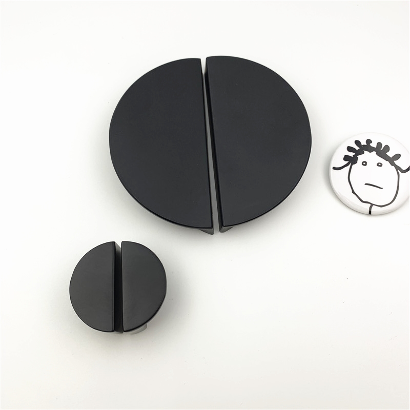 Полукруглые матовые черные кор – обзор и цена Furniture Rotating Hardware