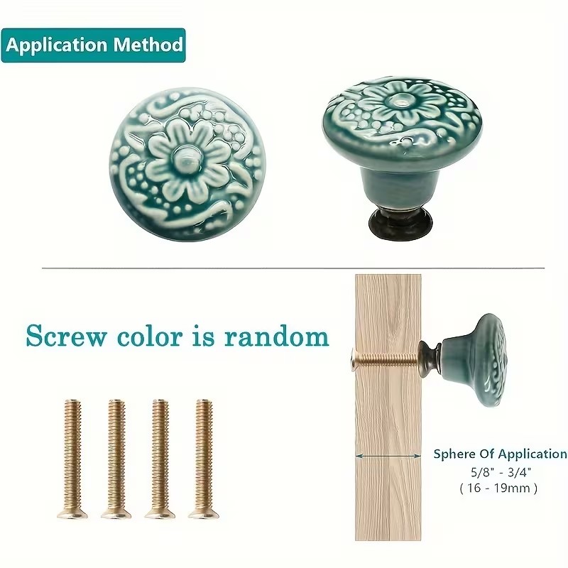12 керамических ручек для шкаф – обзор и цена Furniture Hardware Kit