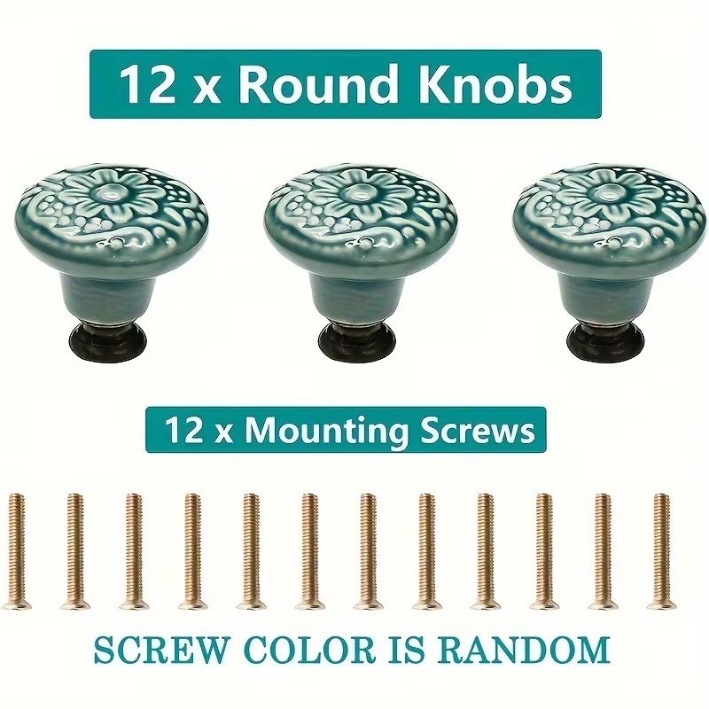 12 керамических ручек для шкаф – обзор и цена Furniture Hardware Kit