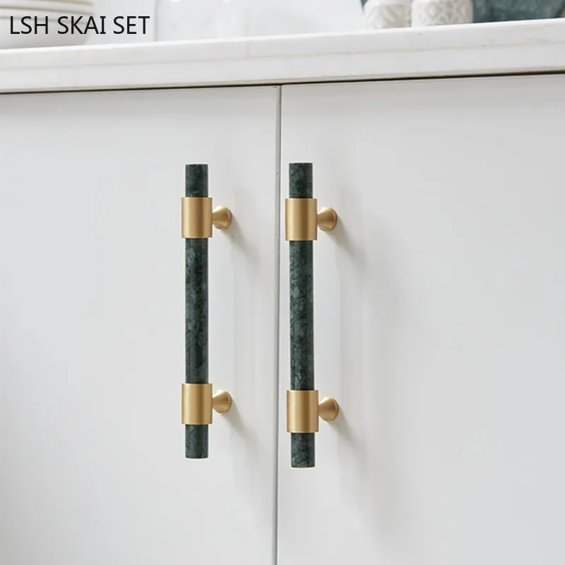 1 шт., Мраморная латунная ручк – обзор и цена Furniture And Hardware Supplies